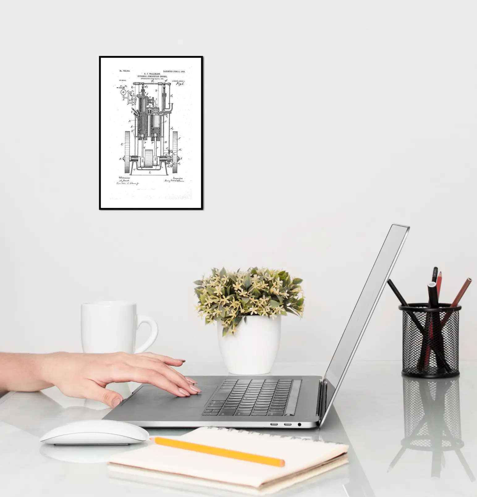 Internal Combustion Engine Patent poster