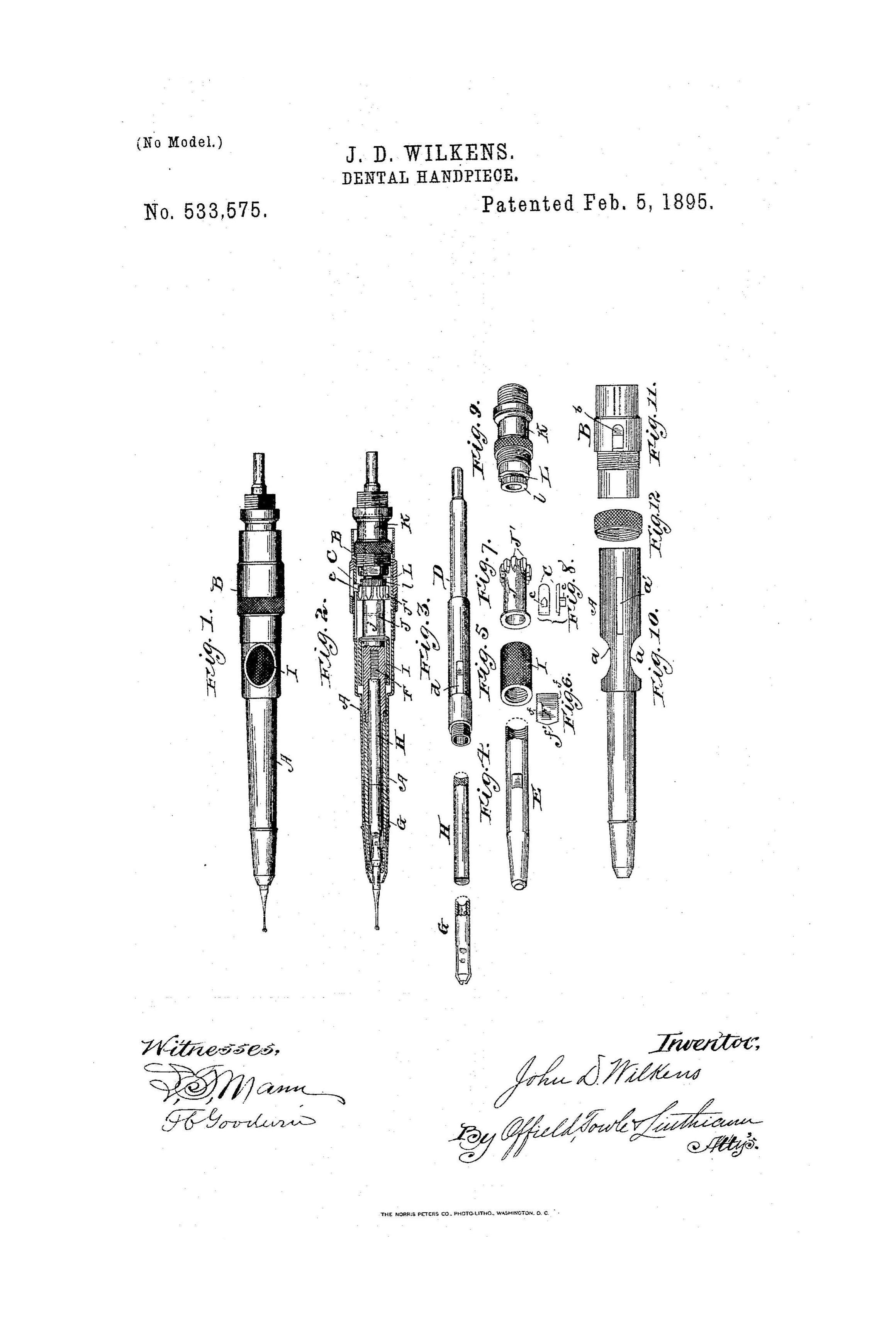 Dental Handpiece Patent