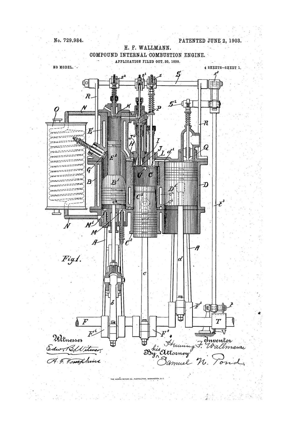 Compound Internal Combustion Engine Patent